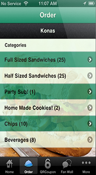 Food Ordering Feature
